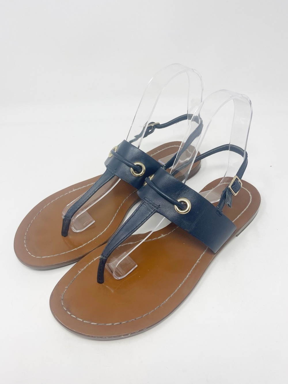 Kate Spade Navy Nautical Adjustable Strap Sandals sz 7.5